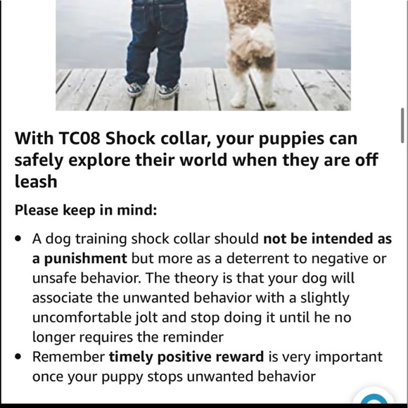 Waterproof Dog Training Collar, Rechargeable Shock Collar for Medium, Large Dogs - Picture 11 of 12